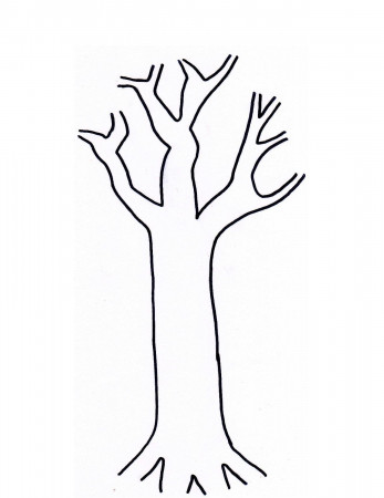Tree Out lines printable | Tree ...