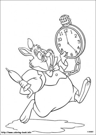 alice in wonderland, disney coloring pages, color plate, coloring ...