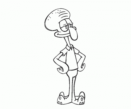 11 Pics of Squidward From Spongebob Coloring Pages - Squidward ...