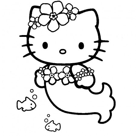 Hello Kitty Kids Coloring Pages