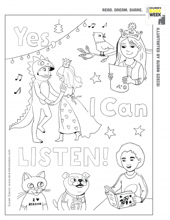 Coloring Book Pages – Every Child a Reader