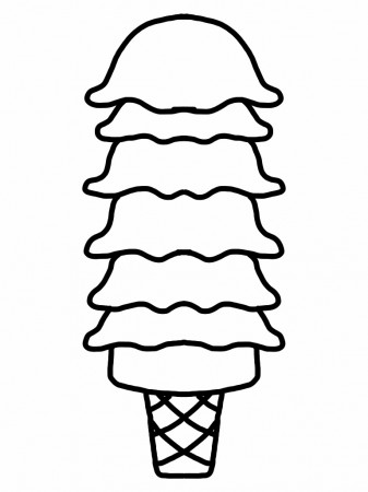 30 Ice Cream Scoops Coloring Pages - Free Printable Coloring Pages