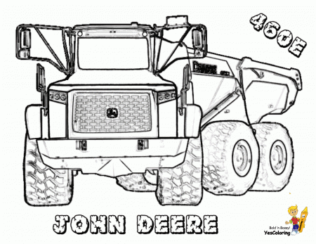 Rock Hard Construction Coloring Page | YesColoring | Free | Dump Truck