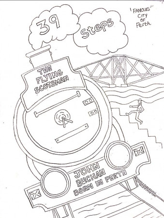 Celebrating #perthistheplace 2021 Bid City of Culture | Colouring pages, Flying  scotsman, City