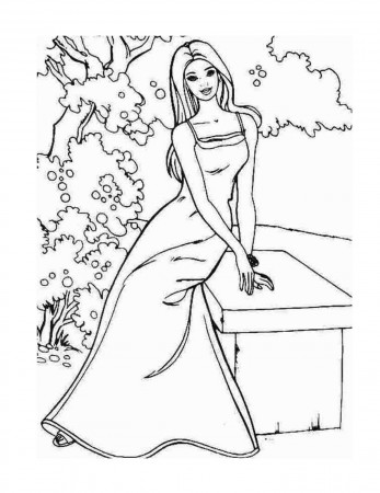 Barbie #27586 (Cartoons) – Printable coloring pages