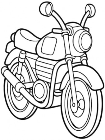 Motorcycle Coloring Pages Exciting and ...