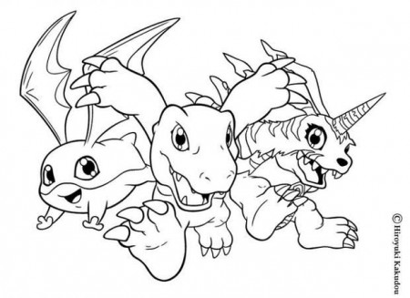 Digimon heroes coloring page. More ...