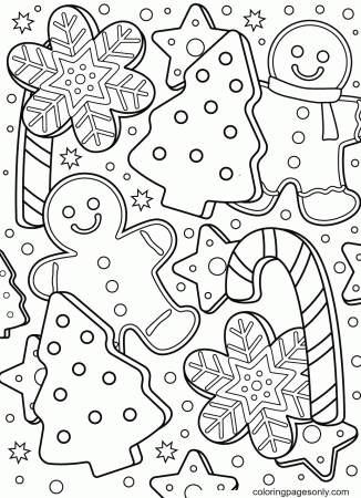 Gingerbread Man Coloring Pages ...