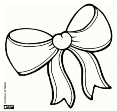 Bow drawing, Bow template, Coloring pages