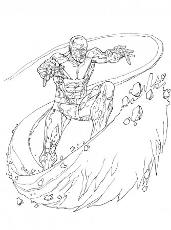 Printable coloring pages - Iceman (Superheroes) | Superhero coloring pages,  Cartoon coloring pages, Superhero coloring