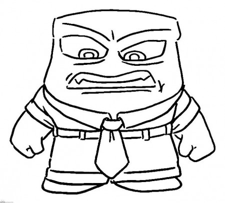 Anger Inside Out coloring pages 2 ...