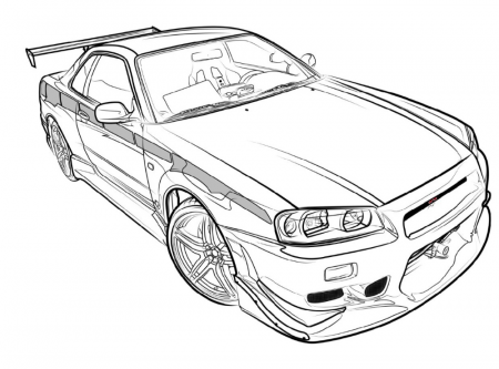 Gtr Coloring Pages Downloadable ...