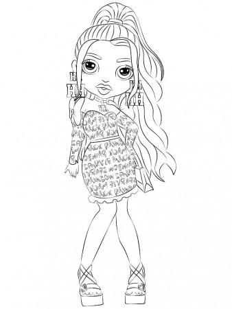 from Rainbow High Coloring Pages PDF Printable | Cute coloring pages, Coloring  pages, Free coloring pages
