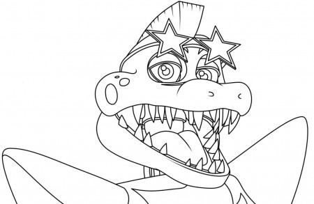 Fnaf 9 Security Breach Coloring Pages ...