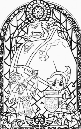 Wind Waker Black/White Fanart Window by aiduqui on deviantART | Coloring  books, Coloring pages inspirational, Disney coloring pages