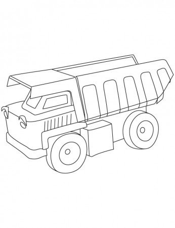 Dump truck coloring pages | Download Free Dump truck coloring pages for  kids | Best Coloring Pages