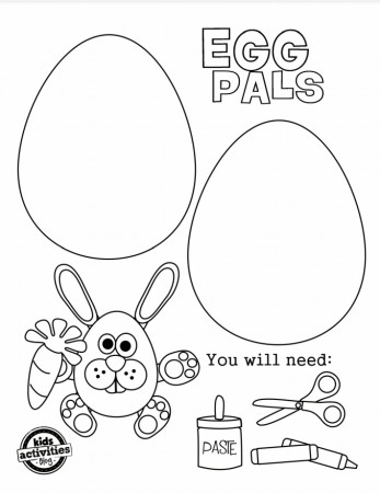 Cutest Printable Easter Egg Coloring Pages & Easter Egg Template | Kids  Activities Blog