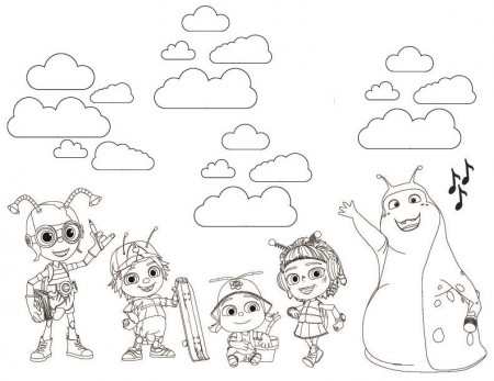 Beat Bugs Heroes Coloring Book to print and online