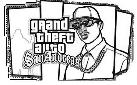 2349238414 GTA 5 Coloring Pages for Boys e1543970395790 ...
