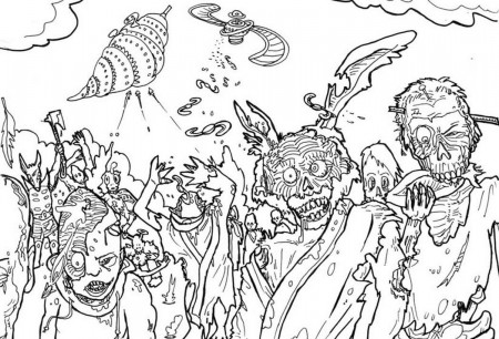 all-zombie-coloring-page-halloween-pages-73430 Â« Coloring Pages ...