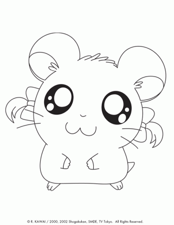 Desenho Do Hamtaro - AZ Dibujos para colorear