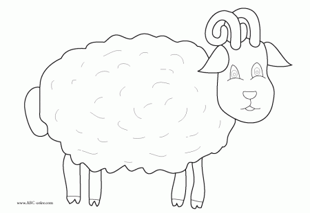 Free Printable Sheep Coloring Pages For Kids 76227 Sheep Coloring Page