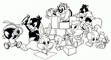 Coloring Pages Of Baby Looney Toons | Rsad Coloring Pages