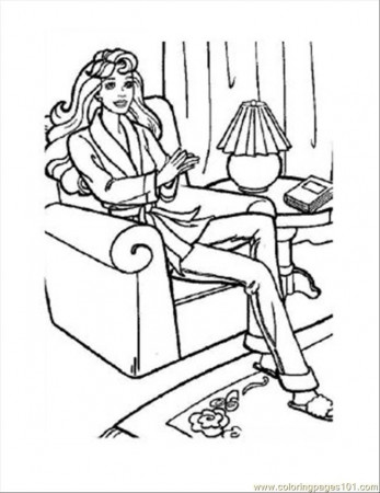 Coloring Page 20 Barbie Coloring Pages 07 Cartoons Barbie 