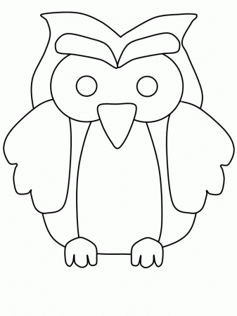Owl Coloring Pages Cake Ideas and Designs
