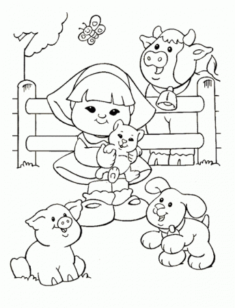Little People Coloring Pages 16 | Free Printable Coloring Pages 