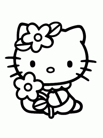 hello kitty and mymelody Colouring Pages
