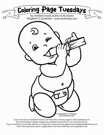 dulemba: Coloring Page Tuesday - Book Baby!