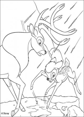 BAMBI coloring pages - Bambi 24