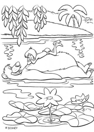 THE JUNGLE BOOK coloring pages - The Jungle Book 24
