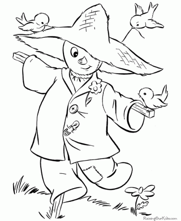 Scary Halloween Coloring Pages Printables