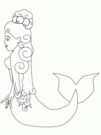 Mermaid 2 Fantasy Coloring Pages & Coloring Book