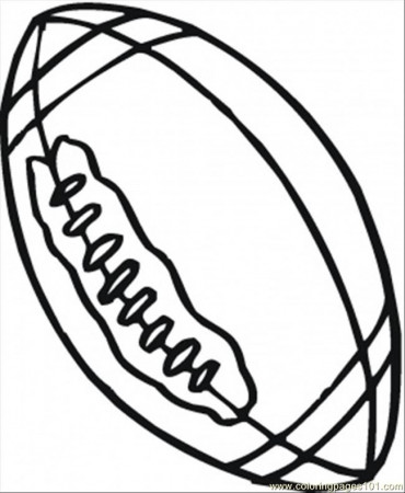Coloring Pages Rugby Ball (Sports > Rugby) - free printable 