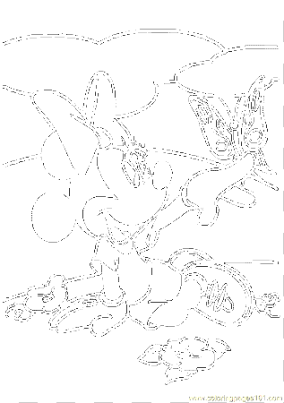 Coloring Pages Minnie Mouse2 (Cartoons > Mickey Mouse) - free 