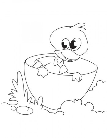 Duckling coloring page | Download Free Duckling coloring page for 
