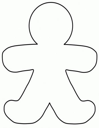 Person Tos Gingerbread Man Coloring Page 640 X 827 21 Kb Gif 
