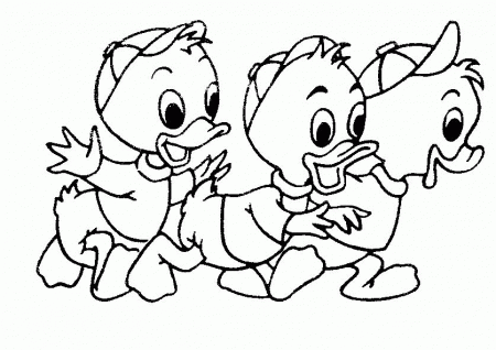 Baby-Donald-Color-Pages- 