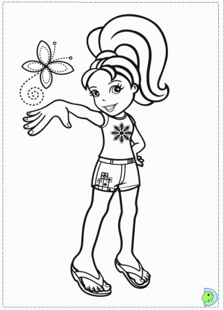 polly pocket jet Colouring Pages (page 3)