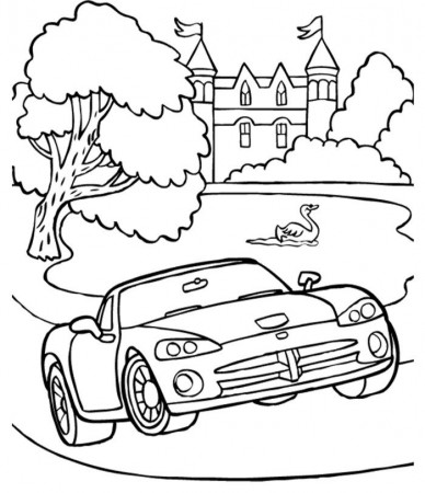 Dodge Viper Drag Coloring Page - Dodge Car Coloring Pages : New 