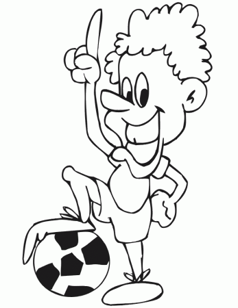 Coloring Pages Of Soccer Balls