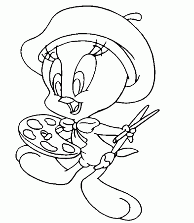 Coloring Pages Tweety 151 | Free Printable Coloring Pages
