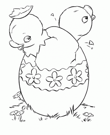 Easter Egg Coloring Pages