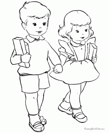 School Children Coloring Pages 251 | Free Printable Coloring Pages