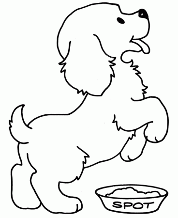 cute dog coloring pages | The Coloring Pages