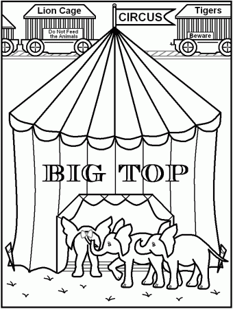 Circus Coloring Pages