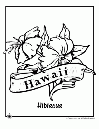 Hawaiian Coloring Pages 718 | Free Printable Coloring Pages